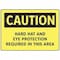 Electromark Caution Sign, 7 in Height, 10 in Width, Aluminum, English S115FA - alternate 1