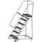 Ballymore 93 in H Steel Rolling Ladder, 6 Steps, 450 lb Load Capacity 063214X - alternate 6