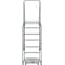 Ballymore 103 in H Steel Rolling Ladder, 7 Steps, 450 lb Load Capacity 073214X - alternate 8