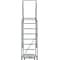 Ballymore 113 in H Steel Rolling Ladder, 8 Steps, 450 lb Load Capacity 083214X - alternate 7