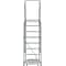 Ballymore 113 in H Steel Rolling Ladder, 8 Steps, 450 lb Load Capacity 083214X - alternate 8