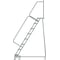 Ballymore 113 in H Steel Rolling Ladder, 8 Steps, 450 lb Load Capacity 083214X - alternate 9