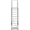 Ballymore 133 in H Steel Rolling Ladder, 10 Steps, 450 lb Load Capacity 103214RSU - alternate 2
