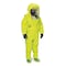Dupont Respirator Fit Hood. Elastic Wrists. Double Storm Flap with Adhesive Closure. Lime Yellow. MD TK128TLYMD000200 - alternate 4