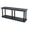 Structural Plastics Starter Plastic Shelving, Open Style, 16 in D, 66 in W, 27 in H, 2 Shelves, Black S6616B - alternate 3