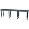 Structural Plastics Add-On Plastic Shelving, Open Style, 16 in D, 96 in W, 24 in H, 1 Shelves, Black S9616A - alternate 1
