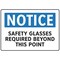 Electromark Notice Sign, 7 in Height, 10 in Width, Polyester, English S201FF - alternate 1