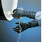 Honeywell North Chemical Resistant Gloves, Butyl, 11 in L, 13 mil, Black, 7, 1 PR B131R/7 - alternate 1