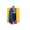 Eagle Mfg Hazardous Material Storage Cabinet, 55 gal, 1 Shelves, Steel, 34 in W x 65 in H x 34 in D, Yellow 1926X - alternate 4