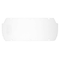 Mcr Safety Face Shield Visor, Clear Visor, 7" Height, Uncoated Lens, clear 8A334 - alternate 1