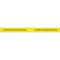Zoro Select Barricade Tape, Caution Hazardous Material, Yellow, 2 in Wide x 180 ft Length, Vinyl, 4 mil 2IN W X 60 YDS. - alternate 1