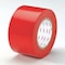 Zoro Select Safety Warning Tape Vinyl Red, 3" W x 180 ft. L, 5 mil Thick 8A384 - alternate 1