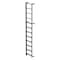 Zoro Select 12 ft Overall H, Fixed Ladder, Steel, 8 Steps, Side Step Exit, Enamel Finish, 300 lb Load Capacity MDS08 - alternate 1