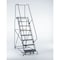 Ballymore 113 in H Steel Rolling Ladder, 8 Steps, 450 lb Load Capacity 083214R - alternate 1