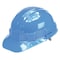 Jackson Safety Hard Hat, Sentry III*, Polyethylene, 6 Point Ratchet, Type 1, Class E, Blue 14416 - alternate 1