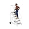 Ballymore 93 in H Aluminum Wheelbarrow Ladder, 6 Steps, 300 lb Load Capacity ALWB630 - alternate 6