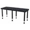 Structural Plastics Add-On Plastic Shelving, Open Style, 24 in D, 66 in W, 24 in H, 1 Shelves, Black S6624A - alternate 2