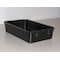 Mfg Tray Stack & Nest Storage Container, 0.4 gal, 9-3/4 in L x 6-1/8 in W x 2-1/8 in H, Black 9221085118 - alternate 1