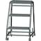 Ballymore 28 1/2 in H Steel Rolling Ladder, 3 Steps, 450 lb Load Capacity 318XSU - alternate 4