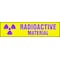 Brady Cabinet Label, Radioactive Material, Polyester, 24 in W, 7 in H 17754LS - alternate 2