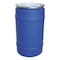 Zoro Select Open Head Transport Drum, Polyethylene, 30 gal, Unlined, Blue 18087-1B - alternate 1