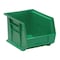 Quantum Storage Systems Hang & Stack Storage Bin, Polypropylene, Green, 7 in H, 8 1/4 in W, 10 3/4 in L QUS239GN - alternate 1