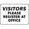 Electromark Security Sign, 14 in Height, 20 in Width, Aluminum, English S1345A14 - alternate 2