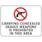 Electromark Security Sign, 7 in Height, 10 in Width, Vinyl, English S1403V7 - alternate 2