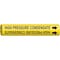 Brady Pipe Marker, High Pressure Condensate, Yel, 4076-B 4076-B - alternate 1