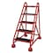 Cotterman 49 in H Steel Rolling Ladder, 5 Steps, 450 lb Load Capacity ST-500 A2 C6 P5 - alternate 1