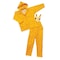 Viking 3-Piece Rainsuit with Detachable Hood, Polyester, PVC, 150 den Thick, Detachable, Yellow, 2XL 2900Y-XXL - alternate 1
