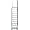 Ballymore 143 in H Steel Rolling Ladder, 11 Steps, 450 lb Load Capacity WA-AD-113214P - alternate 3