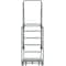 Ballymore 93 in H Steel Rolling Ladder, 6 Steps, 450 lb Load Capacity WA-AD-063214P - alternate 2