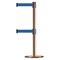 Tensabarrier Barrier Post with Belt, Blue, 7 1/2 ft Length, 38 in Post Height 889T2U-2P-2P-STD-NO-L5X-C - alternate 1