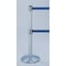 Tensabarrier Barrier Post with Belt, Blue, 7 1/2 ft Length, 38 in Post Height 889T2U-2P-2P-STD-NO-L5X-C - alternate 3