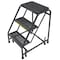 Ballymore 28 1/2 in H Steel Rolling Ladder, 3 Steps, 450 lb Load Capacity 318GSU - alternate 1