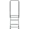 Ballymore 58 1/2 in H Steel Rolling Ladder, 3 Steps, 450 lb Load Capacity H318P - alternate 10