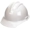 Bullard Hard Hat, Classic, Polyethylene, 6 Point Ratchet, Type 1, Class E, White 30WHR - alternate 1