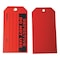 Zoro Select Do Not Use Tag, Cleaning and Maintenance, Polyester, 5 3/4 in H x 3 in W, Red, Rectangle, 100 PK 9F067 - alternate 1