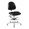 Bevco Vinyl Task Chair, 23" to 33", Black 9551M-E-BKV - alternate 1
