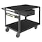 Zoro Select Instrument Cart with Flush Metal Shelves, Steel, 1,000 lb Load Capacity, 2 Shelves, 78 1/2 in L IC2436311DRPS4SW5PO95 - alternate 1