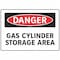 Electromark Danger Sign, 7 in Height, 10 in Width, Vinyl, English S155FF - alternate 1