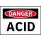 Electromark Danger Sign, 7 in Height, 10 in Width, Aluminum, English S133FA - alternate 2