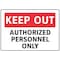 Electromark Danger Sign, 7 in Height, 10 in Width, Aluminum, English S188FA - alternate 1