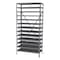 Akro-Mils Steel Bin Shelving, 18 in D x 79 in H x 36 in W, 13 Shelves, Gray AS1879 - alternate 1