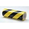 Zoro Select Floor Marking Tape, vinyl, No Legend, Black, Yellow, 12 in W., 7 mil Thickness 9GEK7 - alternate 1