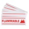 Brady Flammable Label, 3 1/2 in Height, 10 in Width, Paper, Vertical Rectangle, English 857 - alternate 1