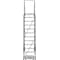 Ballymore 153 in H Steel Rolling Ladder, 12 Steps, 450 lb Load Capacity 123214R - alternate 8