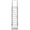 Ballymore 153 in H Steel Rolling Ladder, 12 Steps, 450 lb Load Capacity 123214R - alternate 3