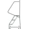 Ballymore 58 1/2 in H Steel Rolling Ladder, 3 Steps, 450 lb Load Capacity H326G - alternate 9
